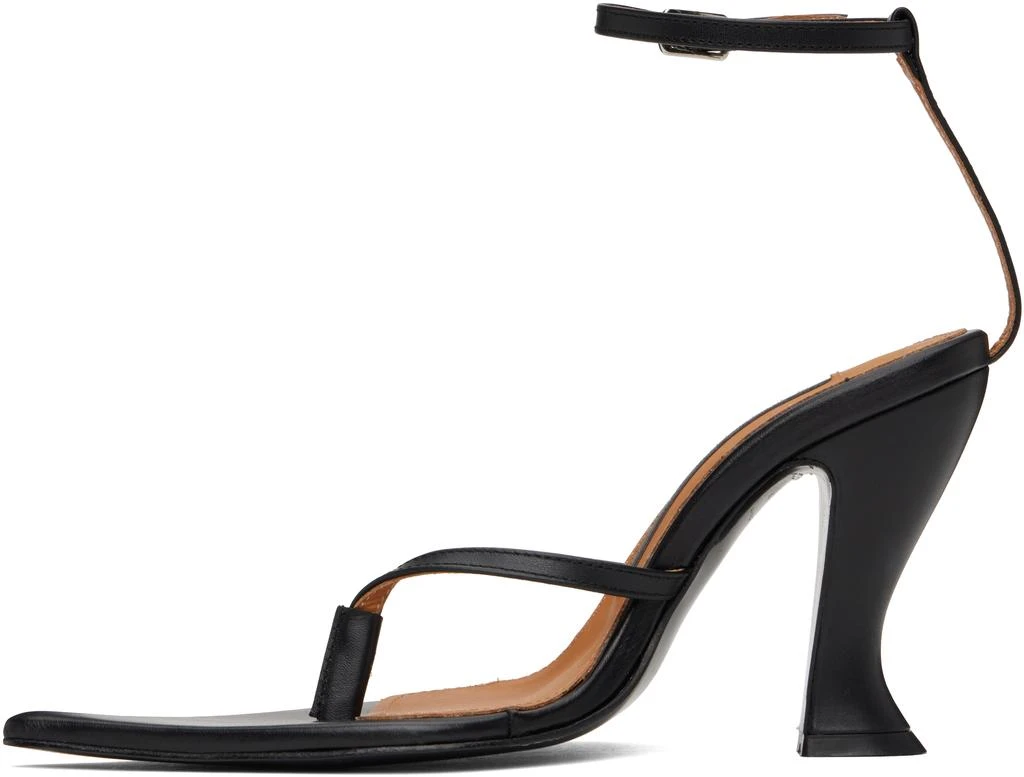 pushBUTTON Black Pointy Heels 3