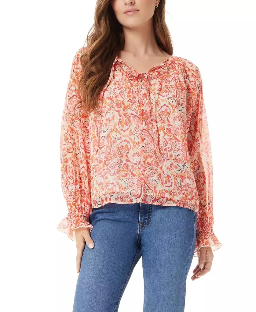 Sam Edelman Women's Kelsie Pop Over Blouse Top 1