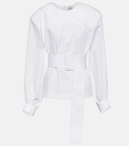 Tod's Belted cotton poplin shirt 1