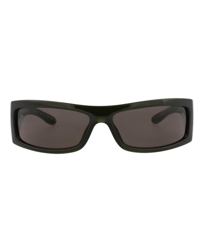 Gucci Shield-Frame Injection Sunglasses