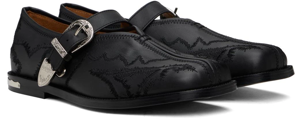 Toga Virilis Black Leather Loafers 4