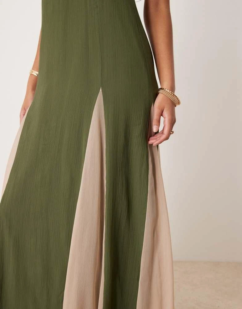 ASOS DESIGN Tall high neck chiffon maxi dress with contrast godet skirt in dark green On Sale Now with Up to 17% Off | Discover Exclusive Deals & Savings at BeyondStyle ASOS DESIGN Tall high neck chiffon maxi dress with contrast godet skirt in dark green On Sale Now with Up to 17% Off | Discover Exclusive Deals & Savings at BeyondStyle