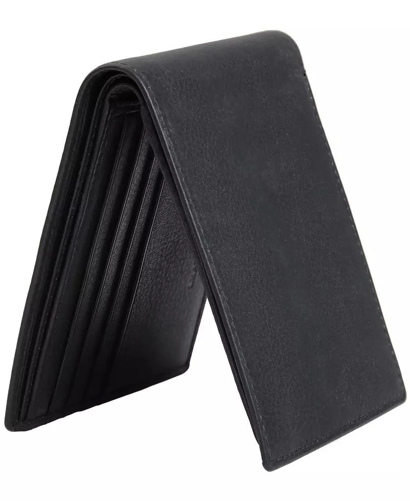 Mancini Leather Goods Men's Monterrey Collection Bifold Wallet with Coin Pocket 6