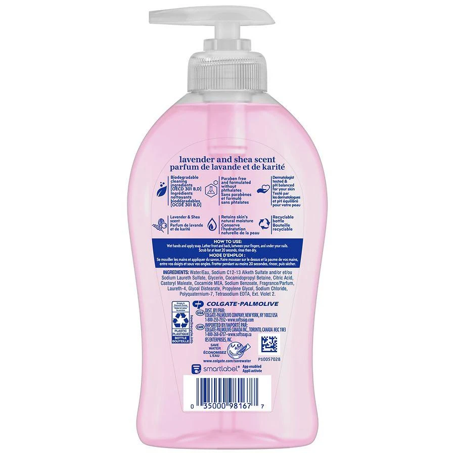 Softsoap Deeply Moisturizing Liquid Hand Soap Lavender & Shea 3