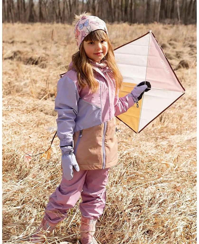 Deux par Deux Girl Mid-Season Jacket in Polyester Mauve - Toddler|Child 2