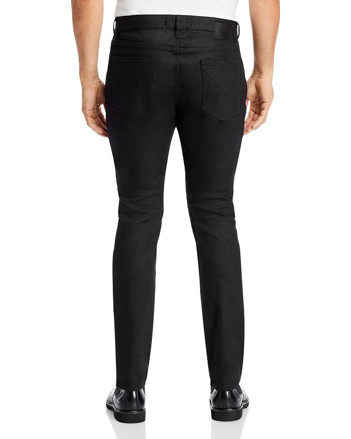 John Varvatos Star USA Bowery Slim Straight Fit Jeans in Jet Black 4