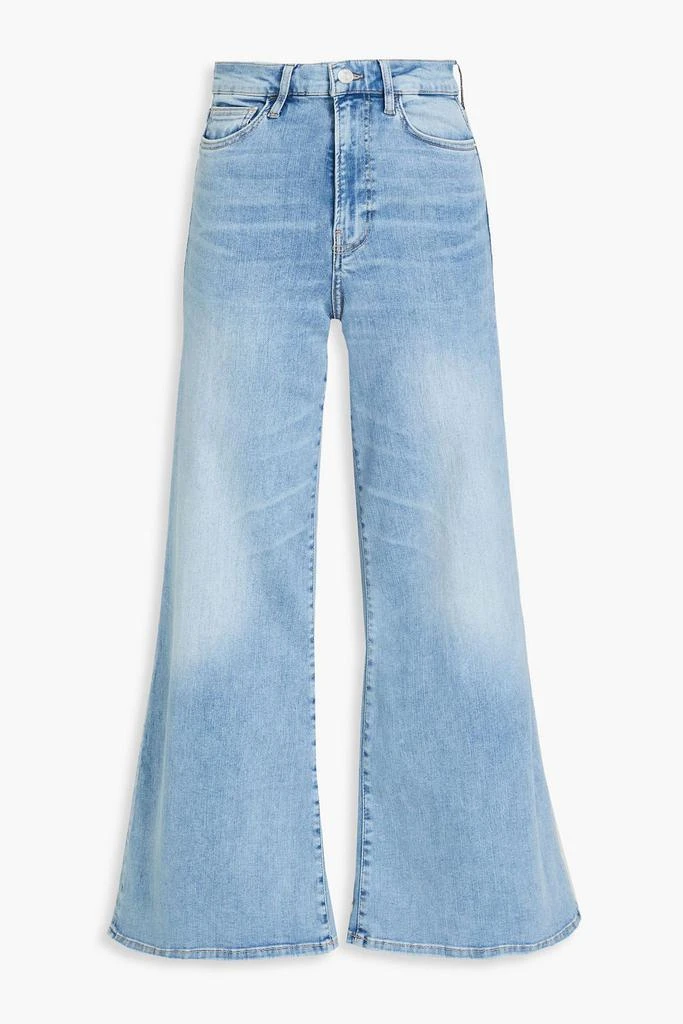 FRAME Le Palazzo Crop high-rise wide-leg jeans 1