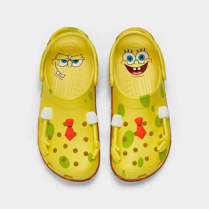 CROCS Crocs x SpongeBob SquarePants Classic Clog Shoes (Men's Sizing) 9