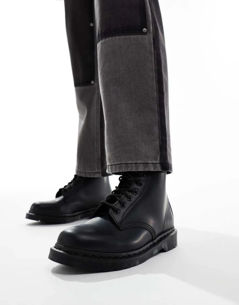 Dr. Martens Dr Martens 1460 mono 8 eye boots in black smooth 1
