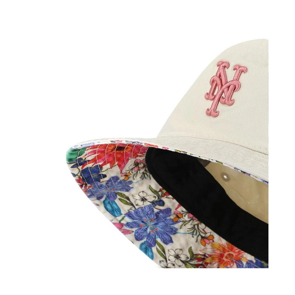 47 Brand Women's Natural New York Mets Pollinator Bucket Hat 3