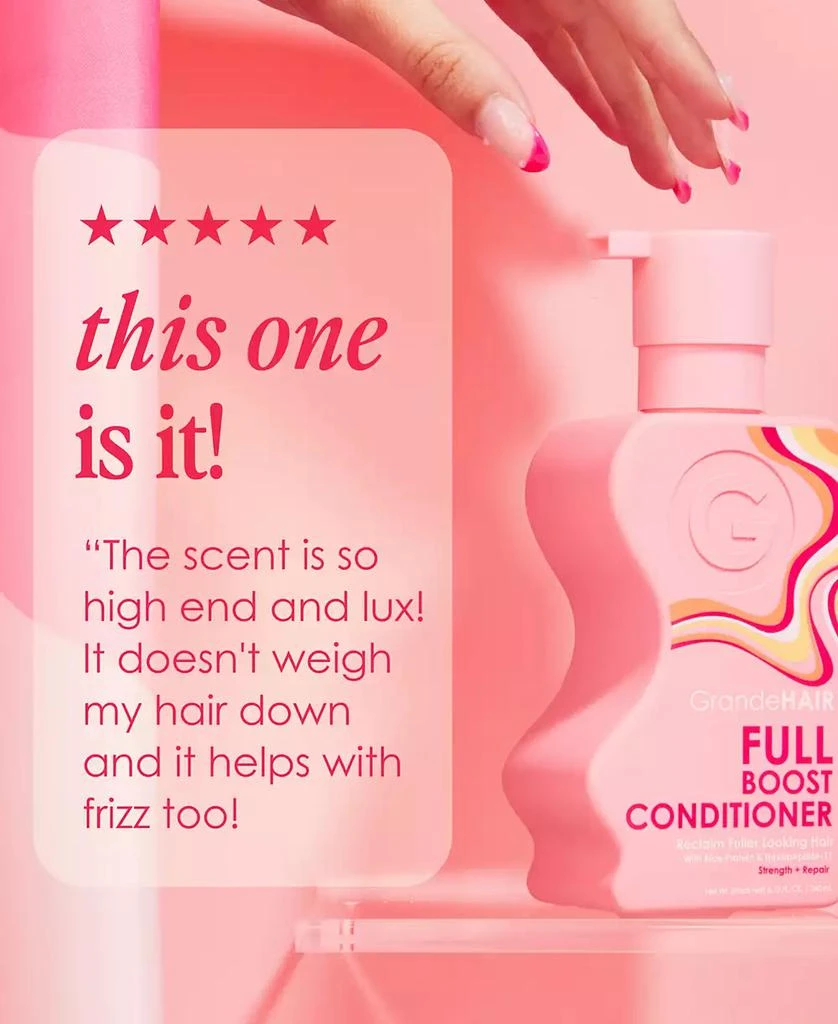 Grande Cosmetics GrandeHAIR Full Boost Conditioner, 8.12 oz. 12