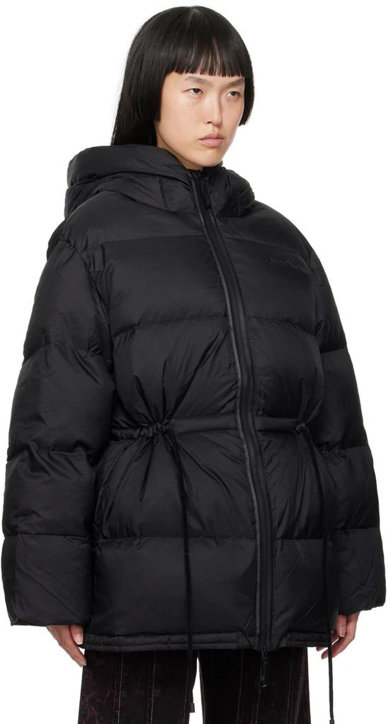 Acne Studios Black Hooded Down Jacket 2