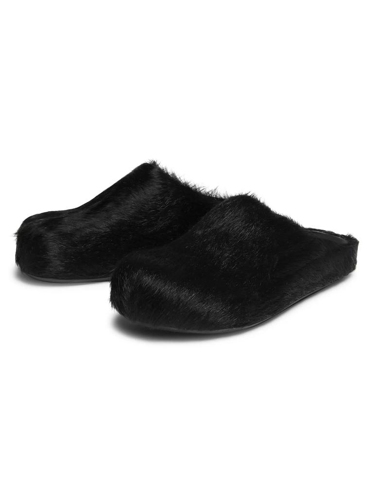 Marni Italian Calf-Hair Slippers