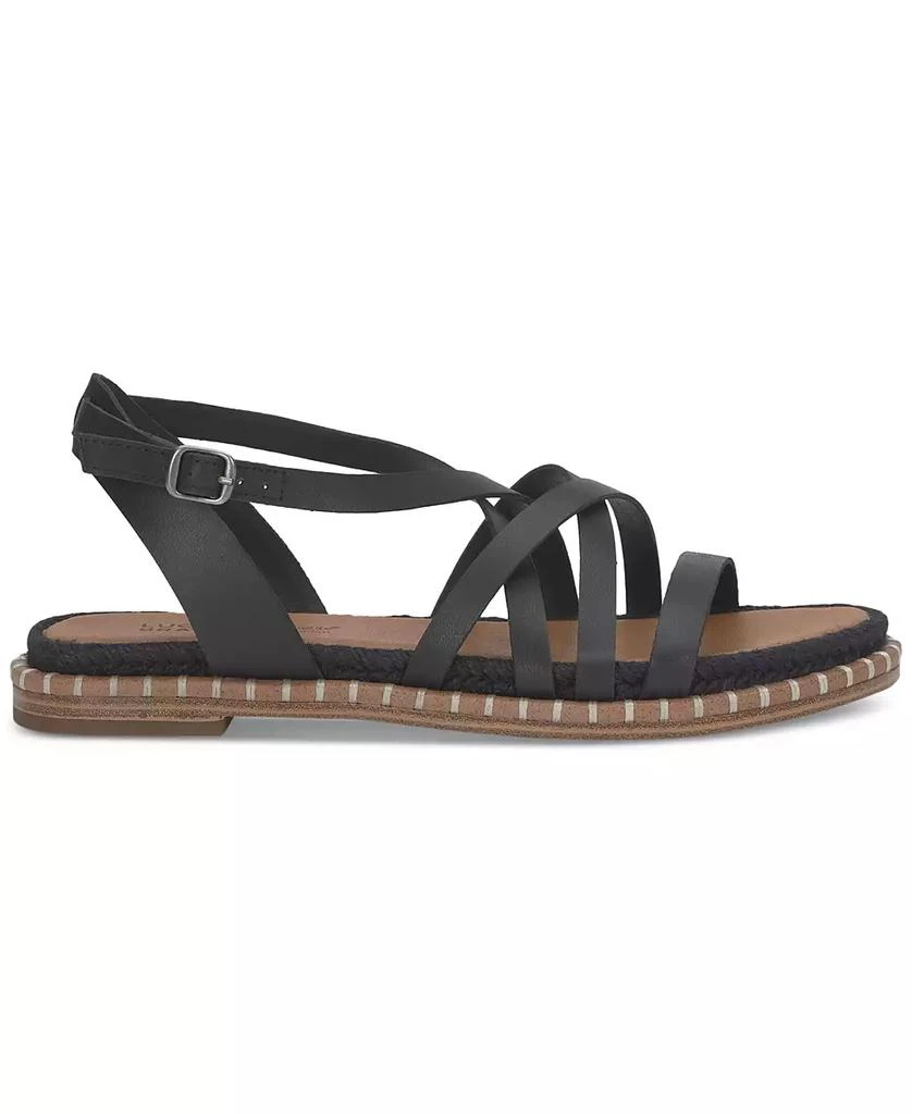 Lucky Brand Women's Kielly Strappy Whipstitch Flat Sandals 2