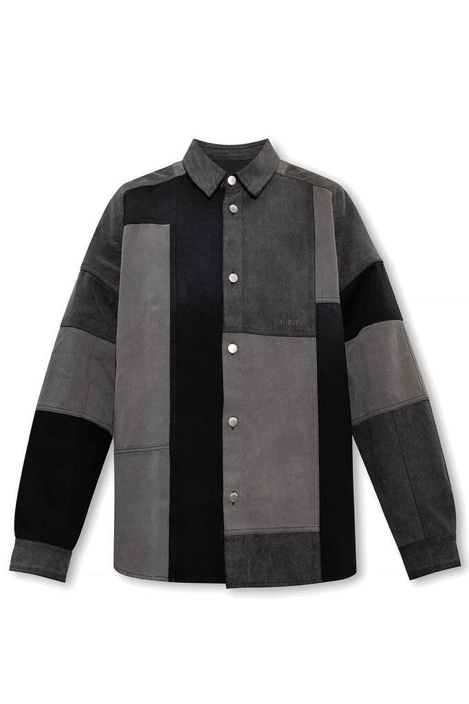 Ambush Ambush Patchwork Buttoned Denim Shirt Jacket 1