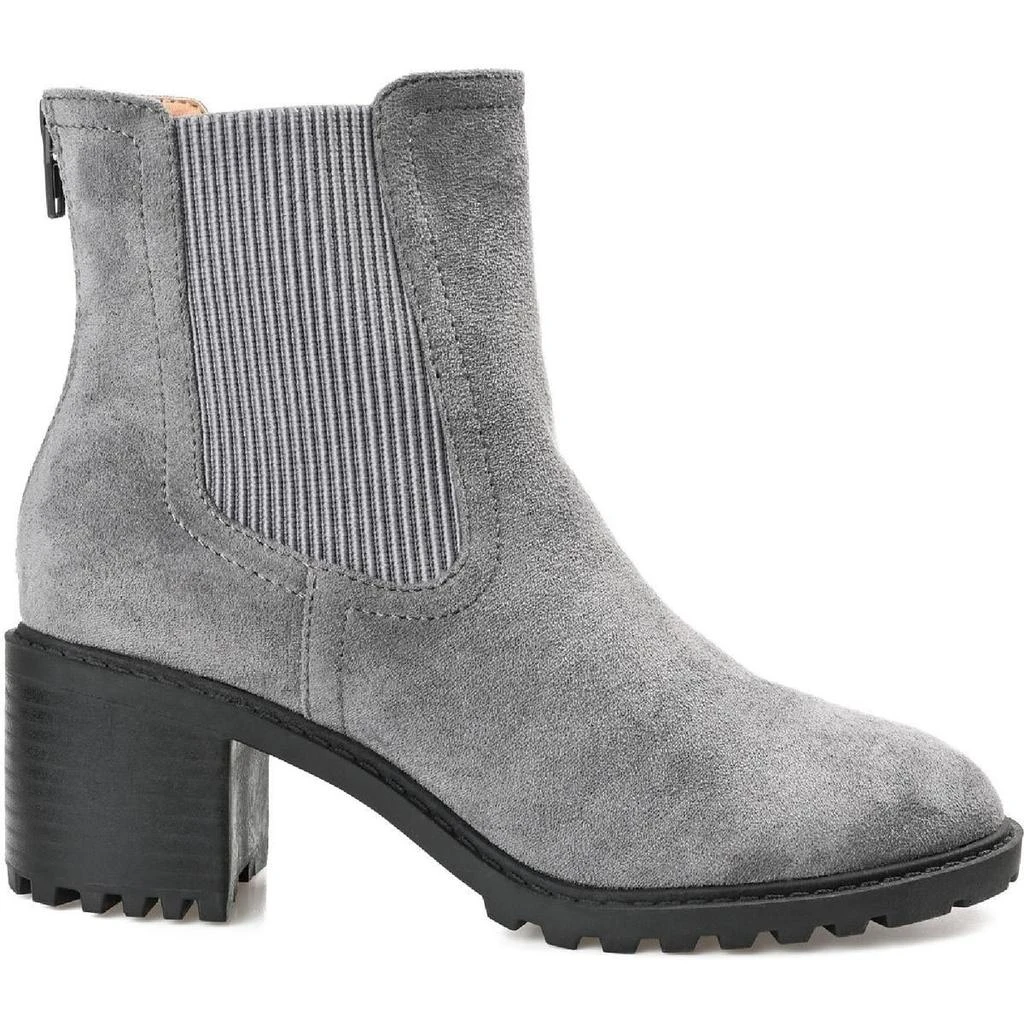 Journee Collection Jentry Womens Faux Suede Chelsea Ankle Boots 2