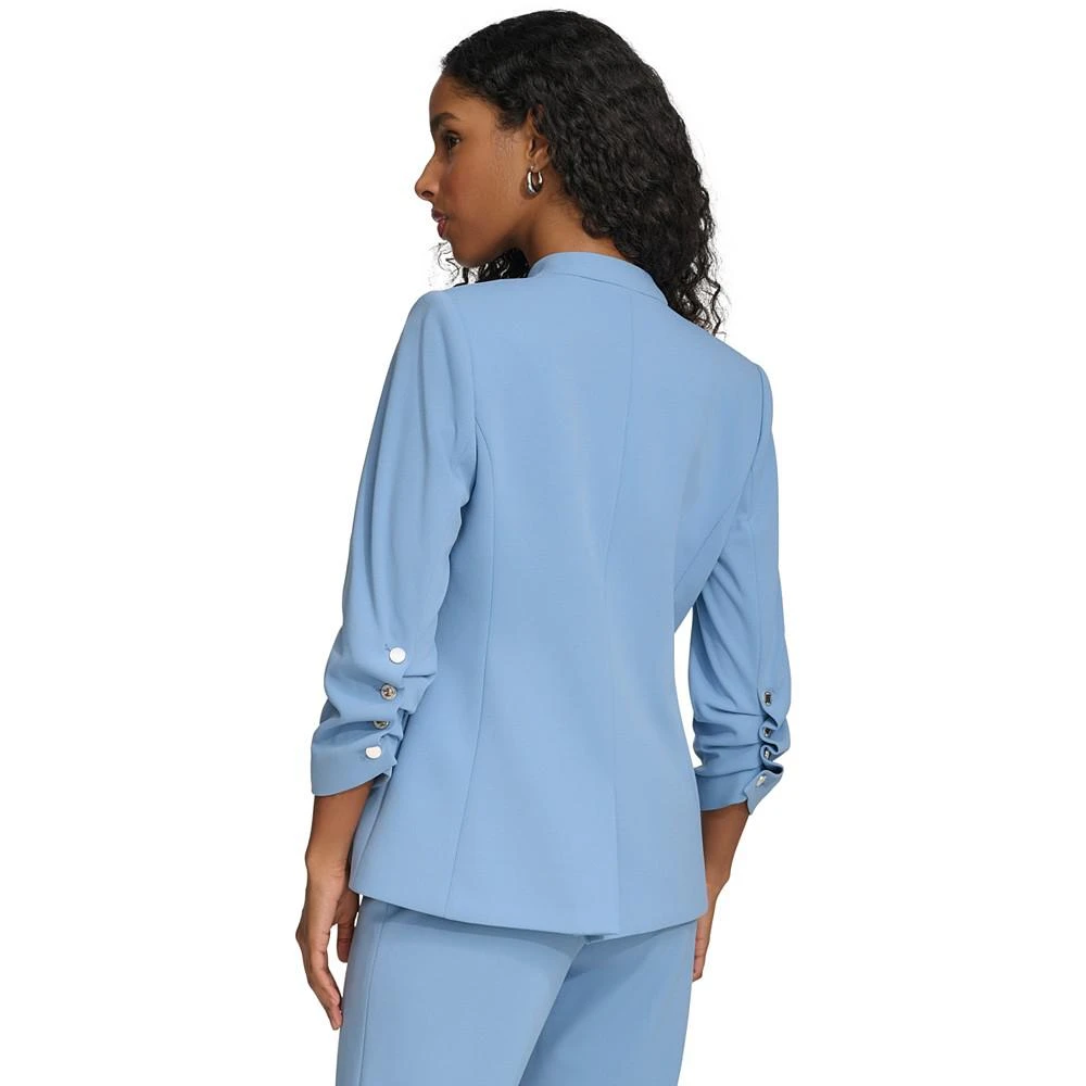 Calvin Klein Women's Stand-Collar Single-Button Blazer 2