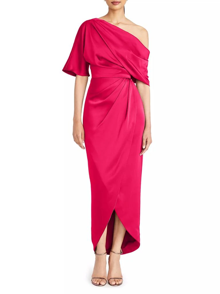 Theia Rayna One-Shoulder Gown 2