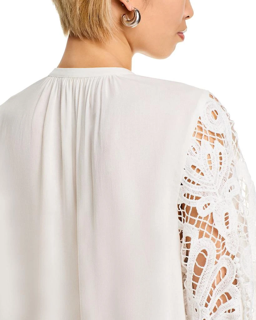 Ramy Brook Gia Lace Sleeve Top 4