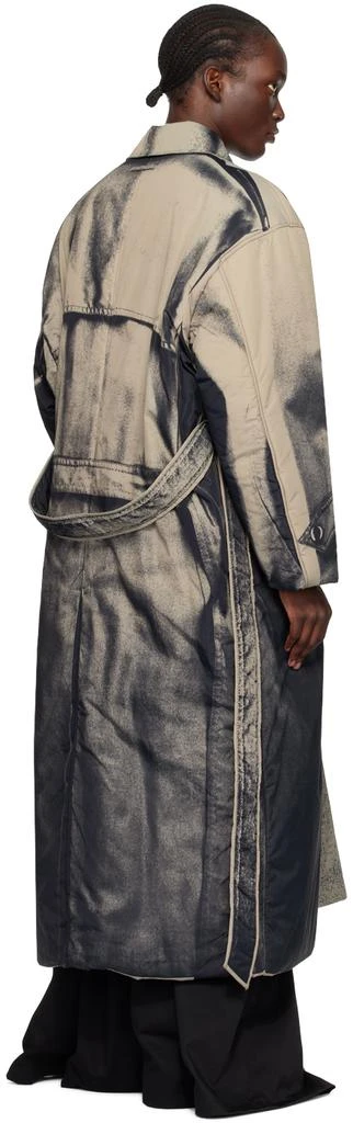 Jean Paul Gaultier Beige 'The Trompe-L'œil' Padded Trench Coat 3