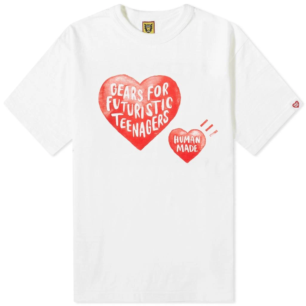 Human Made Human Made Drawn Hearts T-Shirt 1