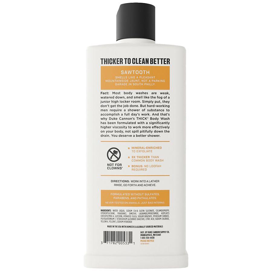 Duke Cannon Thick Body Wash Sawtooth - Alpine Air + Cedarwood