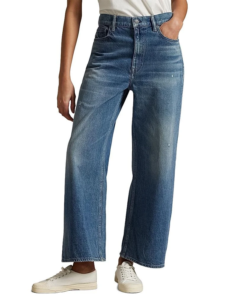 Ralph Lauren High-Rise Wide-Leg Crop Jeans 3