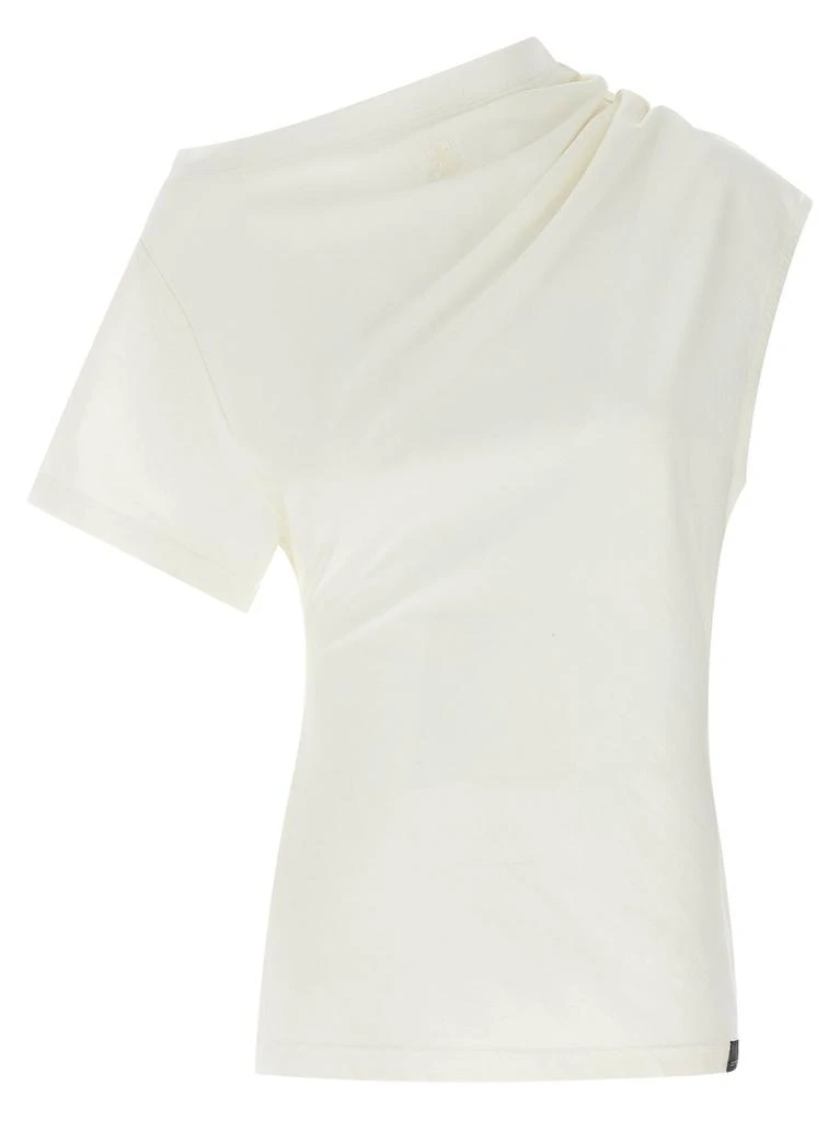 Courrèges Courrèges Asymmetric Draped T-Shirt 1
