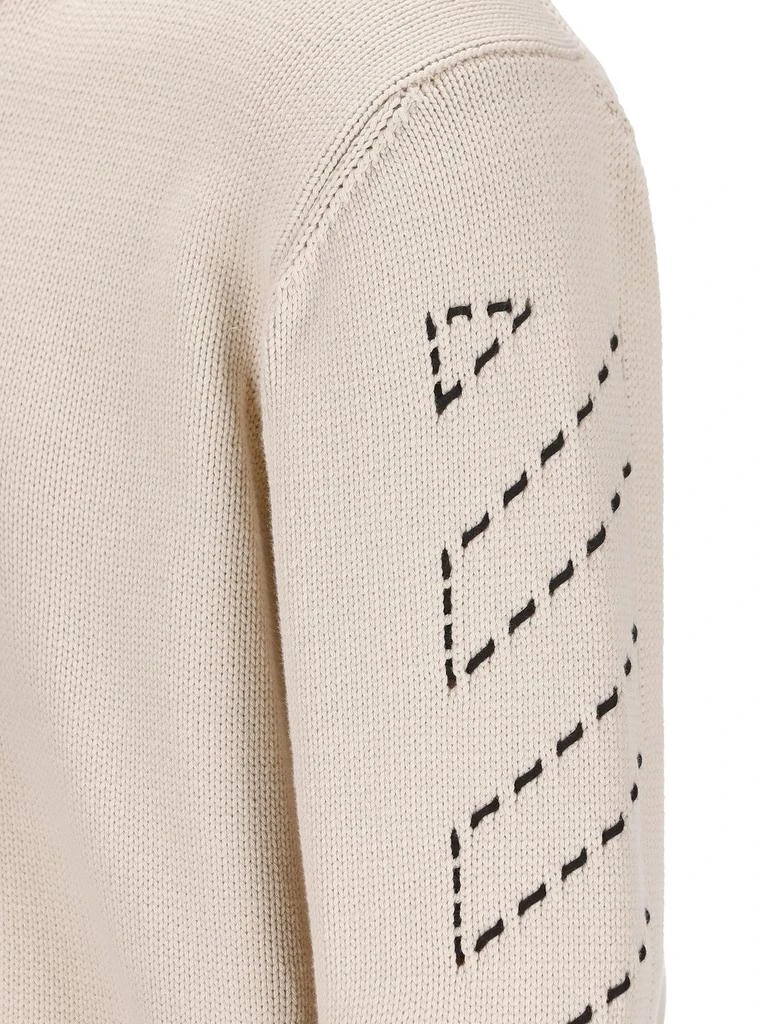 Off-White Off-White Arrows Motif Crewneck Knitted Jumper 8