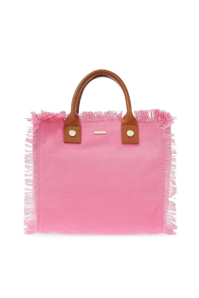 MELISSA ODABASH Melissa Odabash Fringed Handle Tote Bag 2