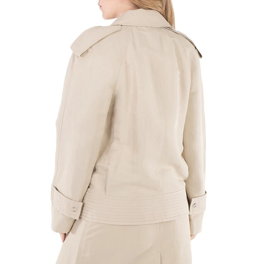 Burberry Double-Breasted Canvas Trench Jacket 3