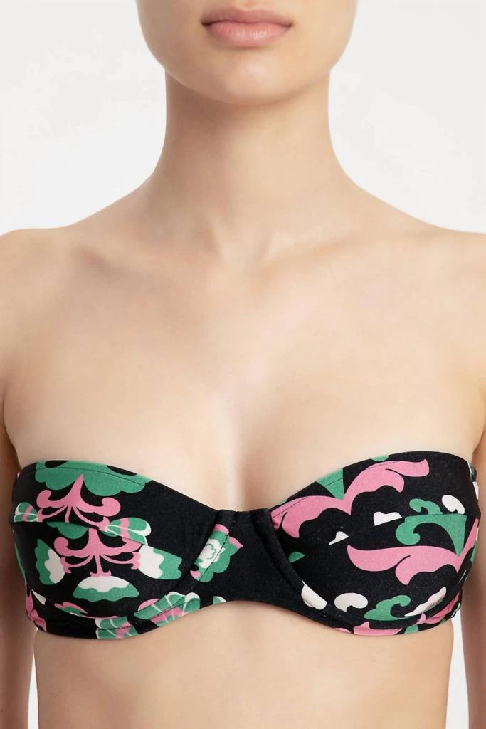 Adriana Degreas Adriana Degreas - Twisted Flower High Leg Strapless Bikini 3