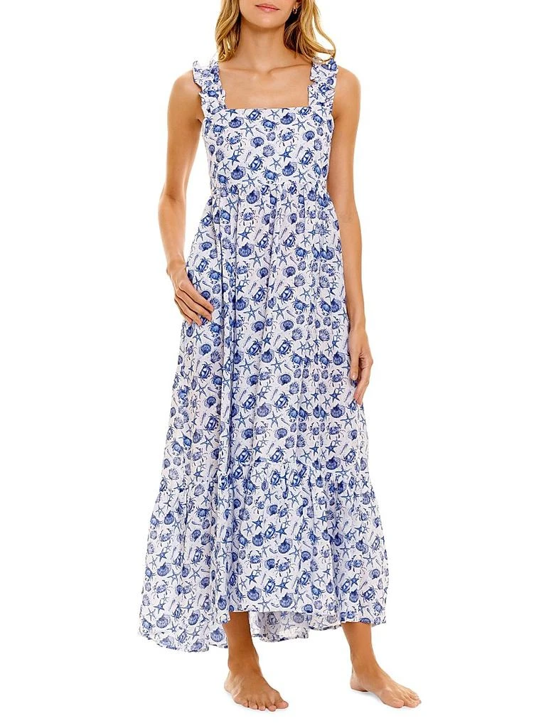 The Lazy Poet Mika Linen Seashell Maxi Dress - Dresses & Skirts - Free  Shipping - BeyondStyle