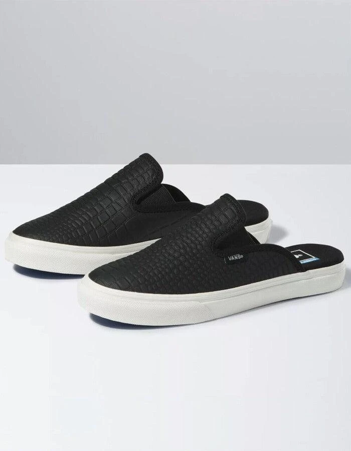 Vans Classic VN0A4P3UVYE Mule Men's Black Leather Slip On Casual Shoes JOBB1993 1