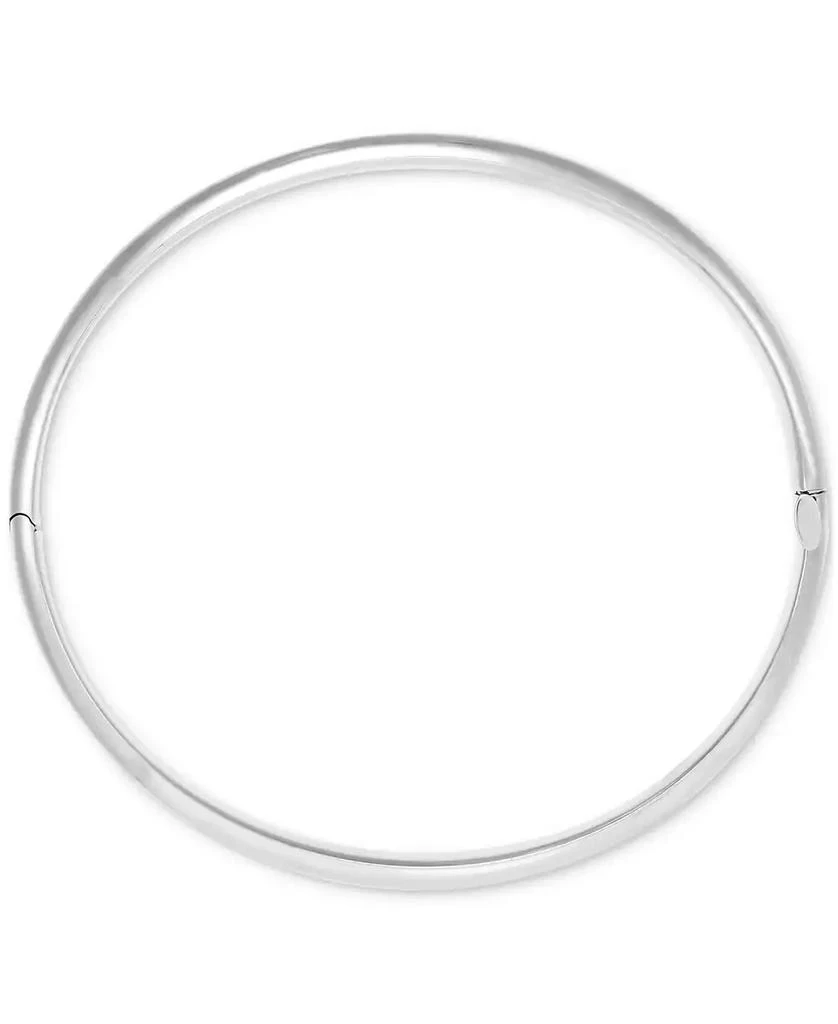 Macy
s Polished Hinged 8mm Bangle Bracelet in 10k Gold 3
