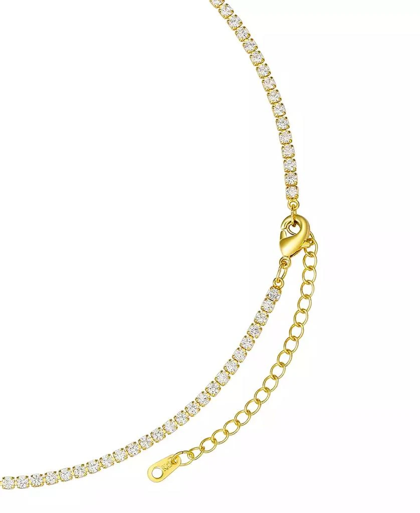 Unwritten Cubic Zirconia Bow Layered Necklace Set 7