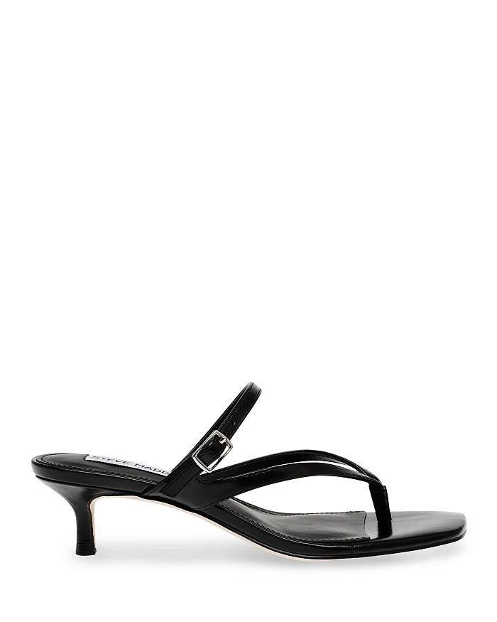 Steve Madden Women's Jessa Strappy Slip On Thong High Heel Sandals 2
