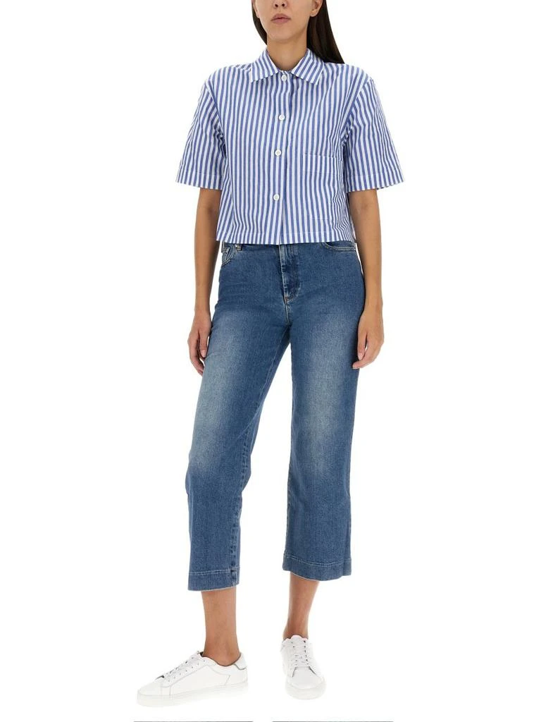Margaret Howell Margaret Howell Striped Button-Up Top 3