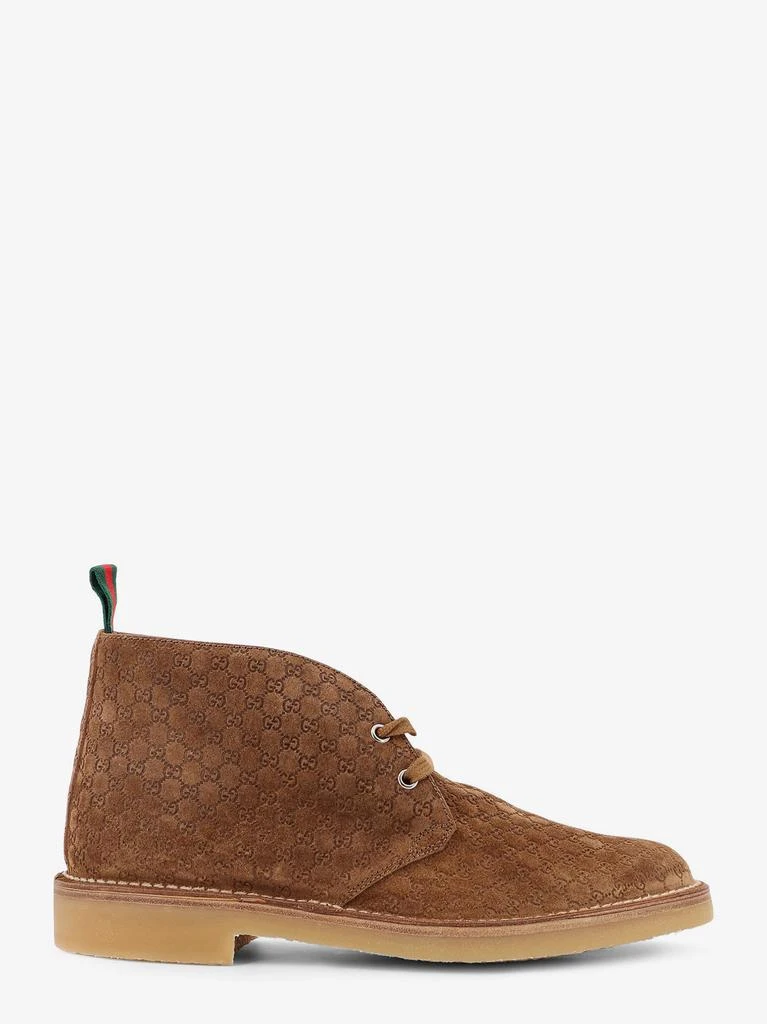 Gucci GG suede lace-up boots from Nugnes 1920