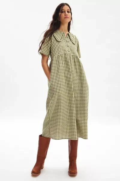 golden brown wedding dresses Brown Gingham Tie Strap Mini Dress & Reviews - Brown - Dresses