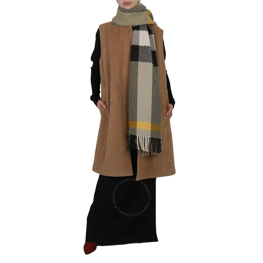Burberry Hunter Check-Pattern Wool Scarf 3