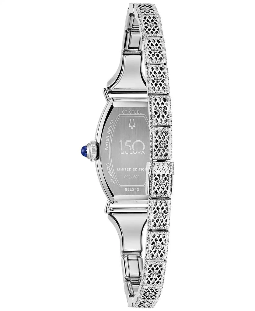 Bulova 150th Anniversary Women's Art Deco Miss America Stainless Steel Expansion Bracelet Watch 18mm 4