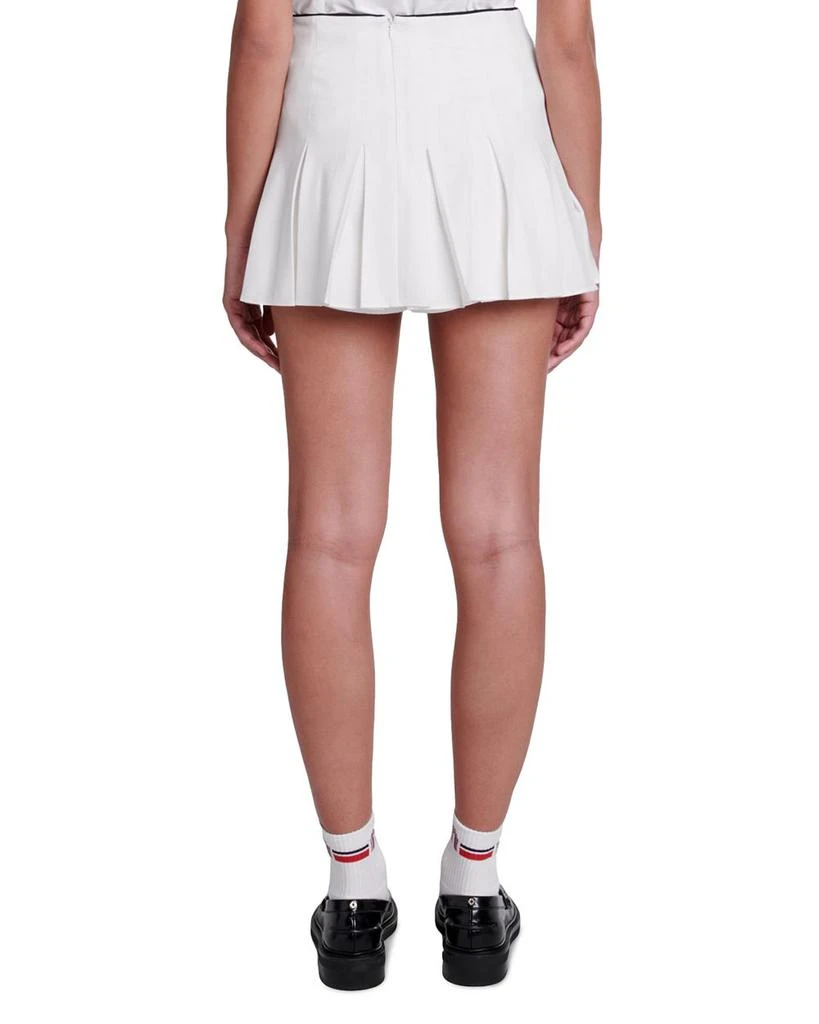 Maje Short Pleated Skort 3