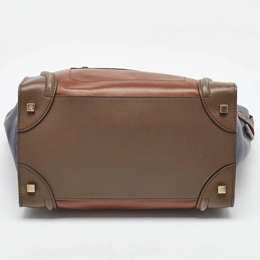 Celine Celine Tricolor Leather Mini Luggage Tote 6