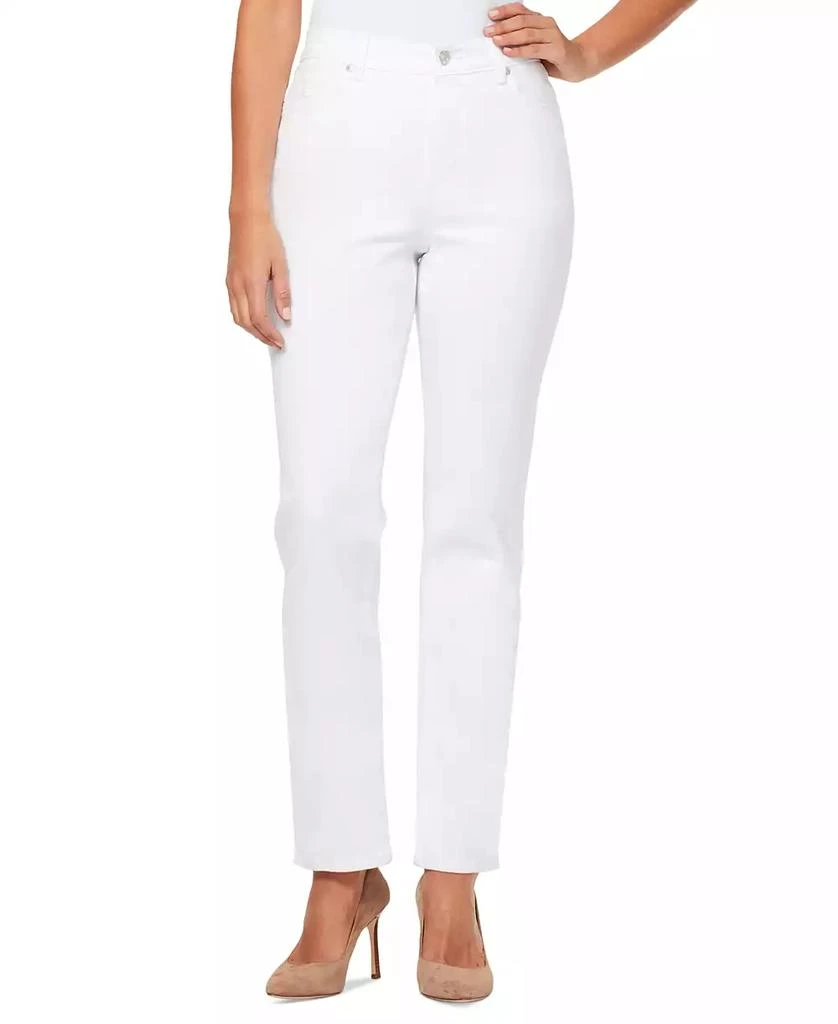 Gloria Vanderbilt Petite Amanda High Rise Straight-Leg Jeans, Petite & Petite Short 1