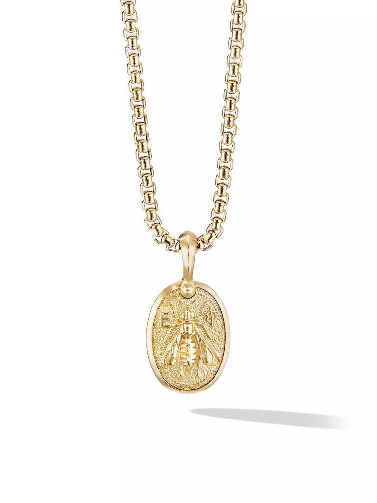 David Yurman Petrvs Bee Amulet in 18K Yellow Gold