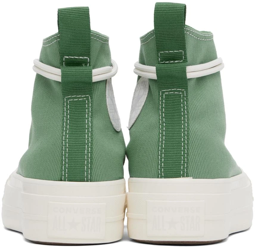 Converse Green Chuck Taylor All Star Lift Platform Utility Sneakers 2