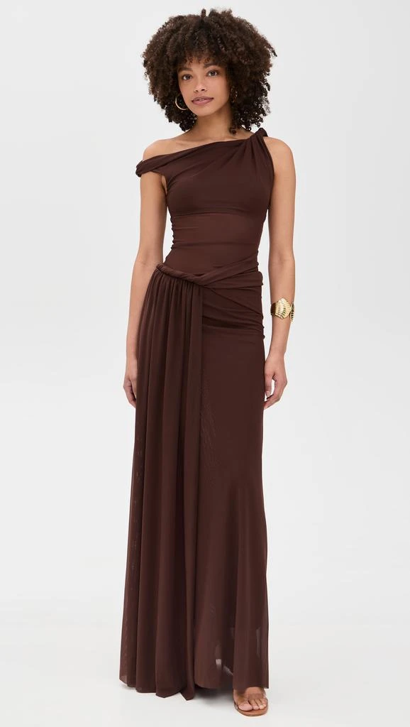 Misha The Sisal Mesh Maxi Dress 6