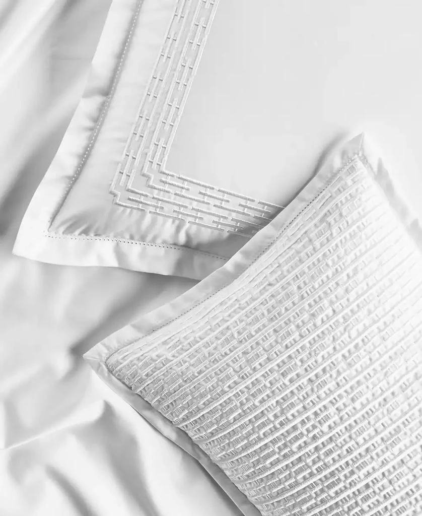 Hotel Collection Chain Links Embroidery 100% Pima Cotton 2-Pc. Sham Set, Euro, Exclusively at Macy’s 2