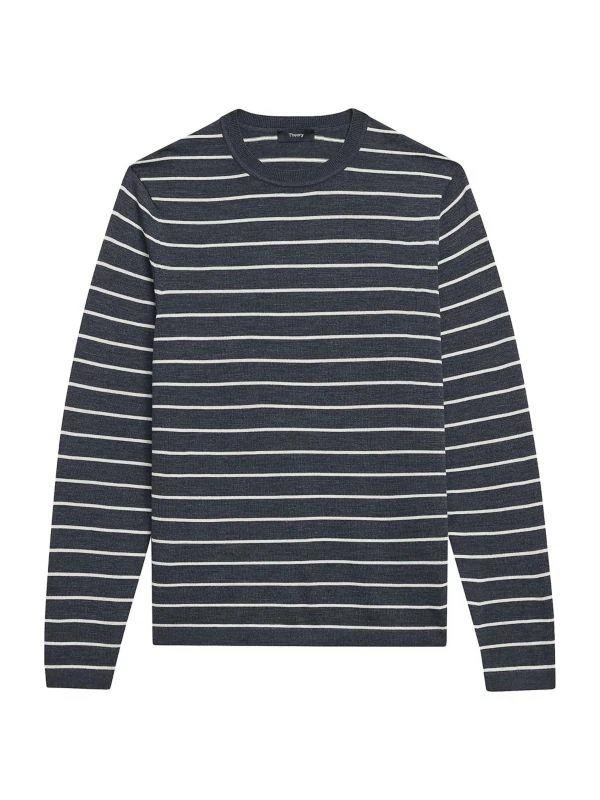 Theory Striped Wool Sweater 4